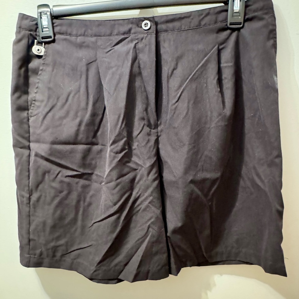Charter Club Golf Collection Women's Black Shorts, Size 14
